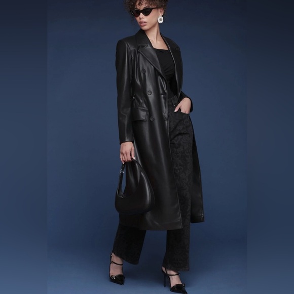 Remy Leather Other - Remy trench coat made eith Genuine Italian lamb